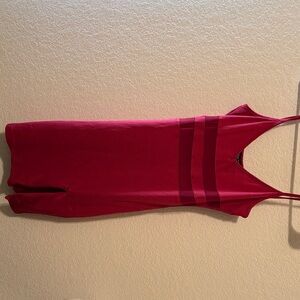 Elegant Red Sleeveless Dress